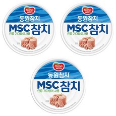동원 MSC 참치, 3개, 135g