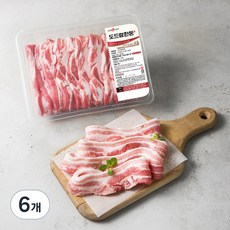 도드람 한돈 1등급 삼겹살 구이용 (냉장), 1kg, 6개