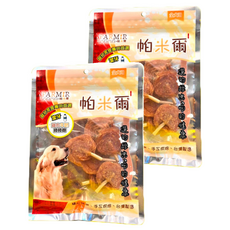 PARMIR 帕米爾 雞肉牛奶潔牙棒棒糖 12入, 低脂低鹽, 添加Oligo寡糖, 100%新鮮原肉, 雞肉牛奶, 2包, 240g