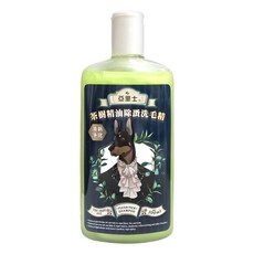 亞里士 茶樹精油除蚤洗毛精 犬用, 500ml, 1瓶
