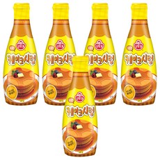 오뚜기 달콤한 케이크 시럽, 220g, 5개