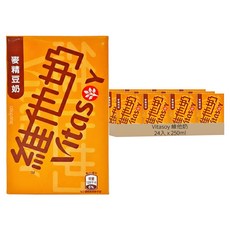 Vitasoy 維他奶 麥精豆奶, 250ml, 24入