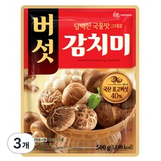대상 버섯감치미, 500g, 3개