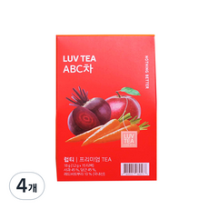 럽티 ABC차, 1.2g, 15개입, 4개
