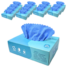 超細纖維抽取式抹布 22x22cm 擦拭玻璃, 20條, 15盒