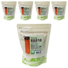 청오건강 국산 볶음 콩가루, 5개, 200g