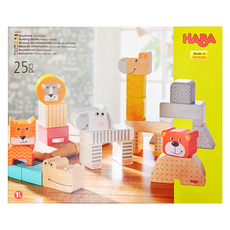 HABA 動物大遊行積木 25p, 多色, 1盒