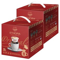 Handrip 衣索比亞 耶加雪夫手沖咖啡 G2, 7g, 50包, 2盒