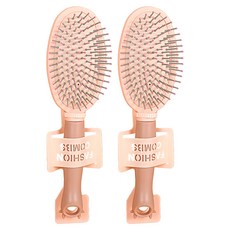 Bacogel 髮梳 髮刷 頭皮護理, 粉紅色, 2個