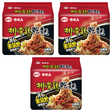 味丹 味味A 排骨鷄風味乾麵 XL重量包 123g, 12包