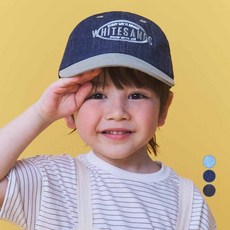 whitesands 兒童可水洗丹寧娃娃棒球帽