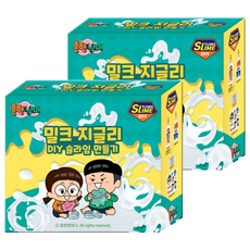 BOAZLin 平凡兄妹牛奶Zigri DIY史萊姆製作, 2個, 白色的