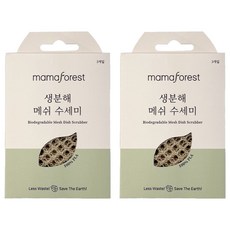 mamaforest 生物可分解網狀菜瓜布, 2個, 3入