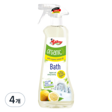 폴리보이 오가닉 욕실 클리너 스프레이, 500ml, 4개