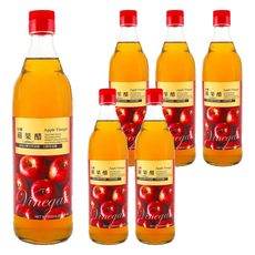 台糖 蘋果醋, 6個, 600ml