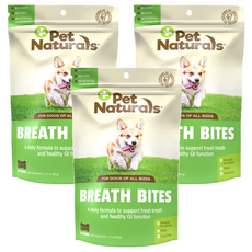 Pet Naturals 寶天然 口氣好好犬嚼, 全齡階段犬專用, 60粒, 淨重90公克, 口腔保健, 90g, 60顆, 3袋