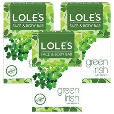LOLE'S 草本護膚潔顏皂 愛爾蘭三葉草 100g, 3個