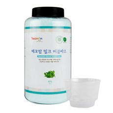 Yecomam 牛奶泡泡浴薄荷味容器, 850克, 1個
