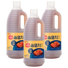 하선정 국산명품 멸치액젓, 3kg, 3개
