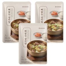 아워홈 뼈없는 갈비탕, 3개, 400g