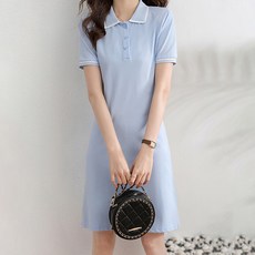 페이퍼먼츠 깔끔 폴로 데일리 반팔 원피스 04700 빅사이즈 포함