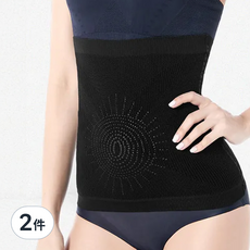 GIAT 吉亞特 石墨烯遠紅外線彈力暖塑腰帶 男女適用, M~L, 2件