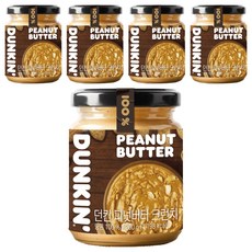 던킨도너츠 피넛버터 크런치, 200g, 5개