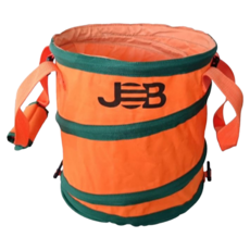 JOB Master 現場用垃圾箱兼工具袋 310 X 310 X 100mm JGB-S, 橘色 + 綠色, 1個