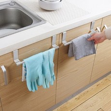 Isabelhome 不鏽鋼廚房抹布架 2入, 銀色, 2個