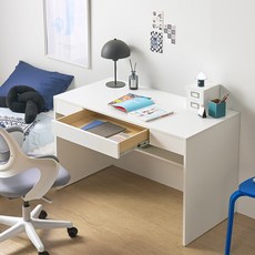 필웰 무노 서랍 책상 1000 방문설치, 화이트