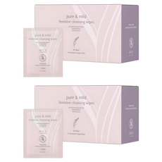 AVCA 純淨溫和女性清潔濕紙巾 40張, 200g, 2盒