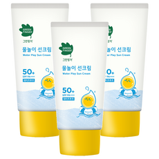 GREEN FINGER 綠手指 幼兒戶外滋潤防水防曬乳 SPF50+ PA++++, 50ml, 3瓶