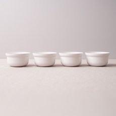 보울보울 국산 노르딕볼볼 공기, 밀크화이트, 4개