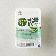 행복한콩 국산콩 부침용 두부, 180g, 1개
