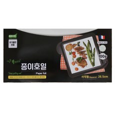 綠色科技 抽取式方形片狀料理紙, 265mm, 100入, 1個