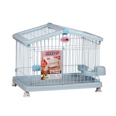 IRIS OHYAMA 愛麗思歐雅瑪 輕量化精緻滑門狗屋/狗籠 IR-STS-400T, 藍色, 1組