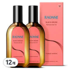 RAON PROFESSIONAL 黑摩洛哥堅果香氛護髮油 沉浸花香, 100ml, 12瓶