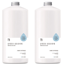 Homekeeping 室內晾乾衣物柔軟精 舒適棉香 正裝, 1L, 2個