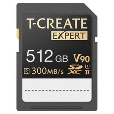 TEAMGROUP 十銓 攝影專用記憶卡 T-CREATE EXPERT SDXC UHS-II U3 V90, 512GB, 1個