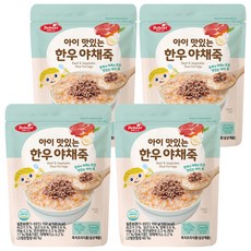 Bebest 兒童美味韓牛蔬菜粥, 牛肉, 4個