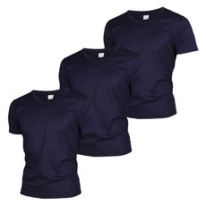 T-FARM 運動Coolon圓領涼感透氣T恤 3件組