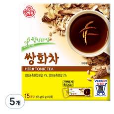 오뚜기 쌍화차, 13g, 15개입, 5개