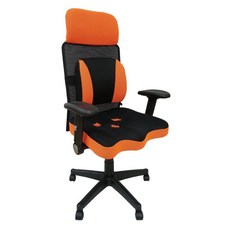 收納王妃 舒適電腦椅, 橘色, 1個