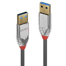 LINDY 林帝 CROMO USB3.0 Type-A/公 to 公傳輸線, 1條, 0.5m