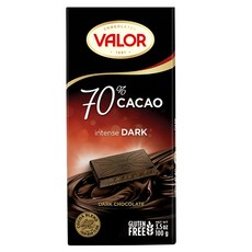 西班牙 VALOR 70%純黑巧克力片, 100g, 1片