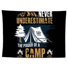 Wild Peak 野峰 露營美學風格掛布 室內外都適用, 200 x 150cm, A款