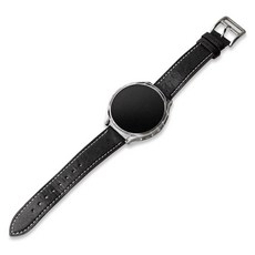GOOSPERY Galaxy Watch 相容經典皮革錶帶, 1個, 黑色