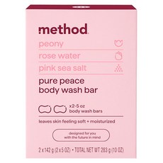 method 美則 感官沐浴皂 純粹寧靜 2個, 142g