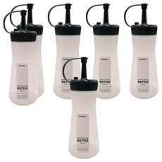 NAKAYA 日本調味料瓶 墨綠色 6個, 350ml, 1組