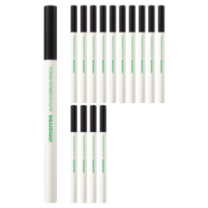 이니스프리 납작 아이브로우 펜슬 0.3g, 2 블랙, 15개